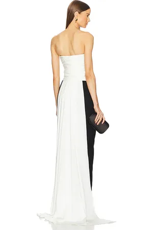 Michael Costello ABENDKLEID SABINE in Black,White. Size M, S, XS, XXS.