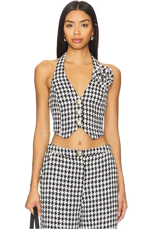SNDYS NECKHOLDER-TOP AUS TWEED in . Size S, XL.
