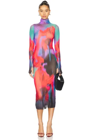 AFRM LANGÄRMLIGES MAXIKLEID SHAILENE in . Size S, XS.