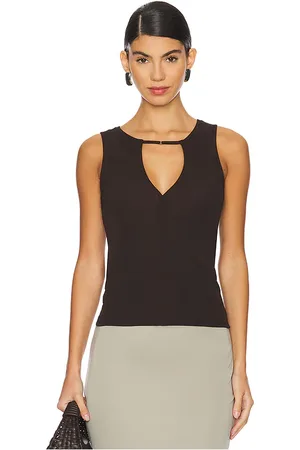 Frame TOP MIT TIEFEM V-AUSSCHNITT in . Size S, XS.