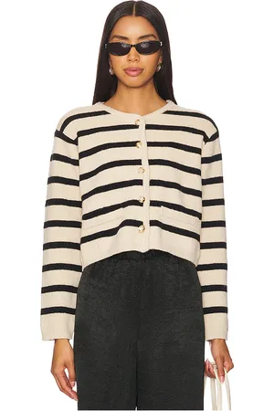 LINE & DOT CARDIGAN BENNI STRIPE in . Size M, S, XS.