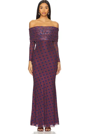 AFRM SCHULTERFREIES MAXIKLEID THELMA in . Size XL, XXL.