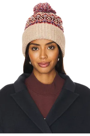 Free People BEANIE MIT POMPON FIRST FROST FAIRISLE in .