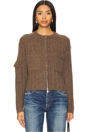 Moussy CARDIGAN MIT REISSVERSCHLUSS in . Size XS.