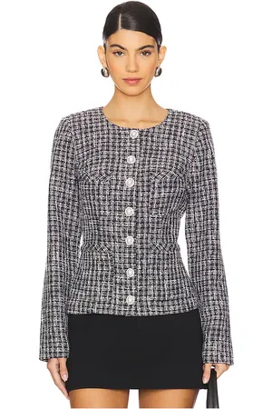 MAJORELLE JACKE EVELYN in Black,White. Size M, S, XL, XS.