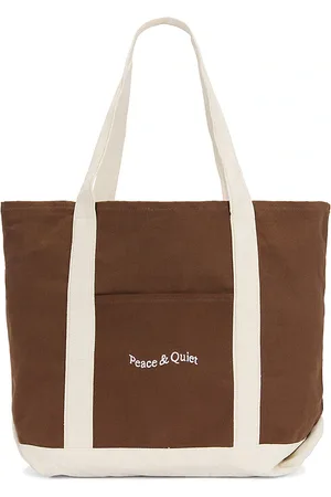 Museum of Peace and Quiet TOTE-BAG WORDMARK BOAT TOTE in .