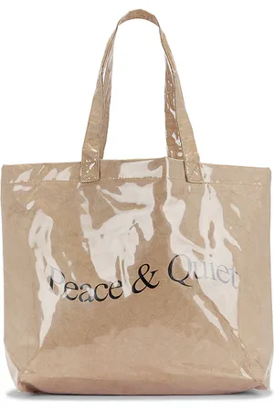 Museum of Peace and Quiet TOTE-BAG WORDMARK PVC KRAFT TOTE BAG in .