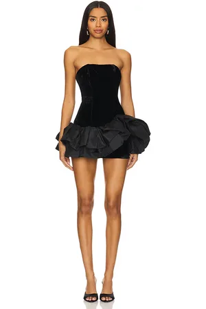 NBD KLEID ELLA STRAPLESS RUFFLE in . Size S, XS, XXS.