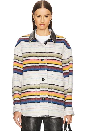 Isabel Marant JACKE DAYVI in Ivory,Orange. Size 36/4, 38/6, 40/8.