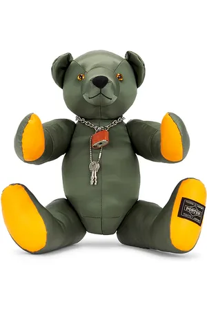 PORTER-YOSHIDA & CO Grizzly Bear With Original Padlock in .