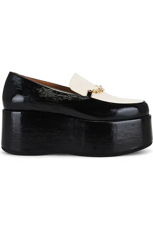 Ganni Platform Loafer Naplack in Black,White. Size 40, 41.