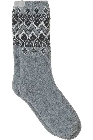 Barefoot Dreams SOCKEN COZYCHIC FAIR ISLE SOCK in .