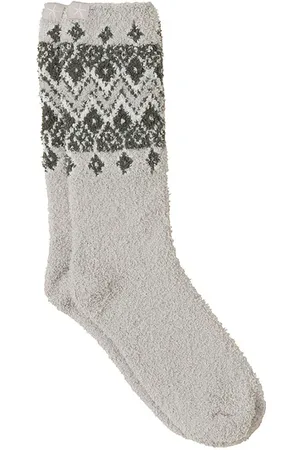 Barefoot Dreams SOCKEN COZYCHIC FAIR ISLE SOCK in .