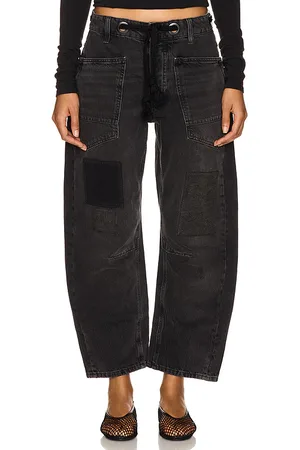 Free People TIEFHÄNGENDE BARREL JEANS MIT WEITEM BEIN MOXIE in . Size 27, 28, 32.
