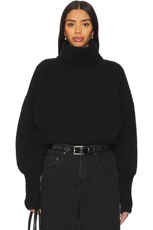 GRLFRND STRICK ELYA TURTLENECK in . Size S, XS.