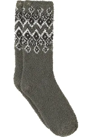 Barefoot Dreams SOCKEN COZYCHIC FAIR ISLE SOCK in .
