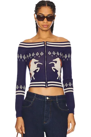 Understated Leather CARDIGAN HORSE GIRL in . Size M, S, XS.