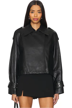 Ivy & Oak CROPPED-LEDERJACKE LILITH ANN in . Size 40, 42.