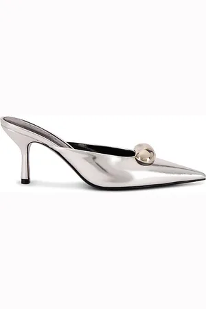 Retrofete MULES MIT KITTEN-ABSATZ METALLIC in . Size 36, 36.5, 37.5, 38.