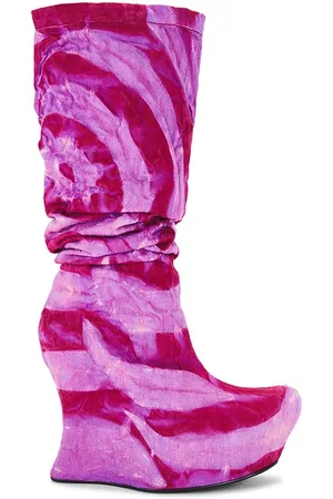Masha Popova KEILBOOTS AUS DENIM SCULPTED in . Size 38, 39.