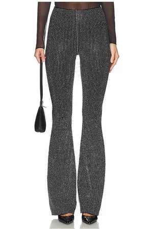 GOOD AMERICAN Crystal Pull On Flare Leggings in . Size 4X, 5X, L, M, S.