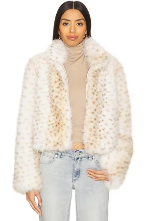 Generation Love WEBPELZJACKE MIT LEOPARDENMUSTER GEORGINA in . Size M, S, XXS.