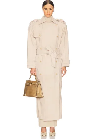 Helsa MANTEL SUEDE TRENCH in . Size M, S, XL, XS, XXS.