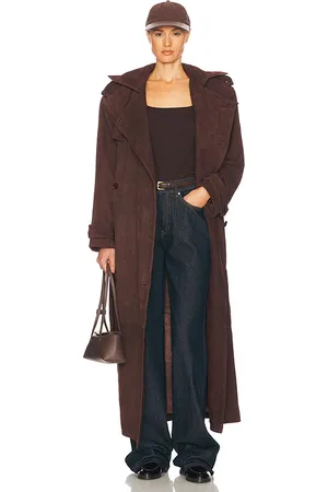 Helsa MANTEL SUEDE TRENCH in . Size M, S, XL, XS, XXS.