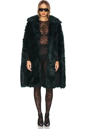 Adrienne Landau MANTEL THE NAOMI FAUX FUR in . Size M, S.