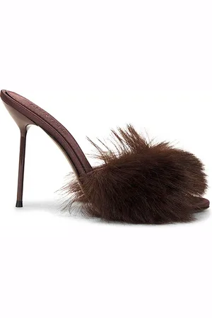 PARIS TEXAS PANTOLETTE FURRY LIDIA in . Size 37, 38.