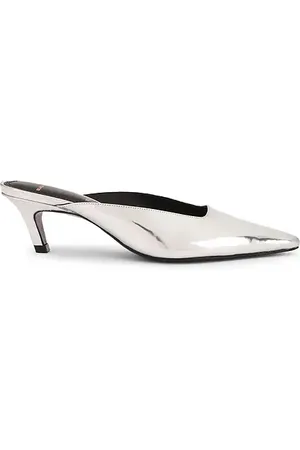 BLACK SUEDE STUDIO PANTOLETTE LOGAN 50 in . Size 37, 38, 39, 40.