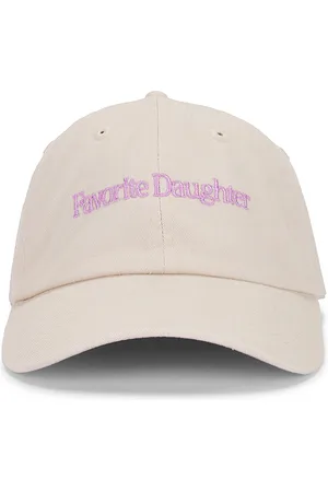 Favorite Daughter BASECAP IN KHAKI/LAVENDEL CLASSIC LOGO in .