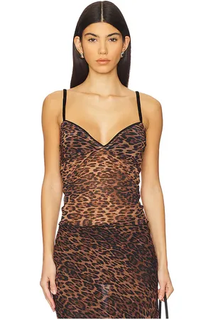 Bella Venice TRÄGERTOP MIT MESH-EINSATZ GIGI in . Size M.