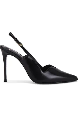 BLACK SUEDE STUDIO HIGH-HEELS DEVON 100 in . Size 39, 40.