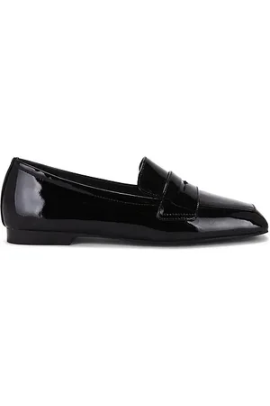 BLACK SUEDE STUDIO LOAFERS NINA in . Size 40.