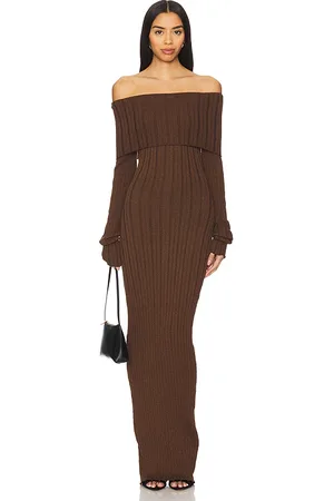 SNDYS SCHULTERFREIES MAXIKLEID BAHA in . Size S, XL, XS.