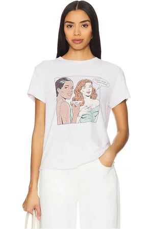 RE/DONE KLASSISCHES T-SHIRT HAPPY HOUR in . Size XS.