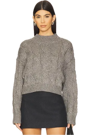 525 America STRICKPULLOVER MIT ZOPFMUSTER LOLA in . Size M, S, XL, XS.