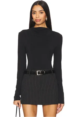 Rue Sophie TOP MIT SCHMALEM STEHKRAGEN LIANE in . Size M, XL, XS.