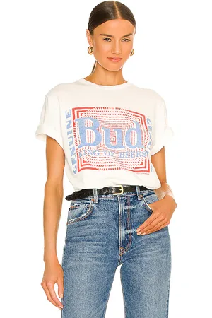 Junk Food SHIRT BUDWEISER PSYCH PATTERN in . Size M, S, XL, XS.
