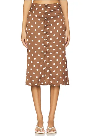 Free People MIDIROCK MIT PRINT ANALISE in . Size 12, 2, 4, 6, 8.
