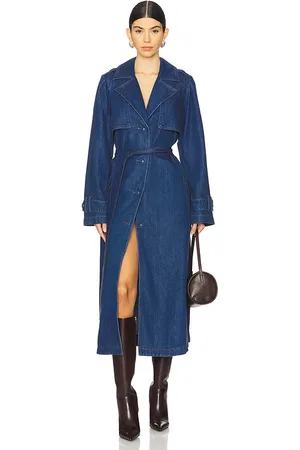 Paige DENIM-TRENCHCOAT RAINA in . Size 10.