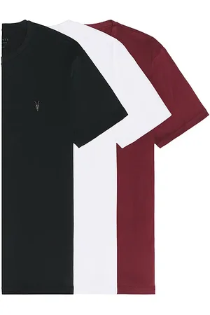 AllSaints SHIRTKLEIDER in Black,White,Burgundy. Size M, S.