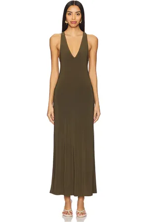 Bella Venice ÄRMELLOSES MAXIKLEID SCARLET in . Size XL.