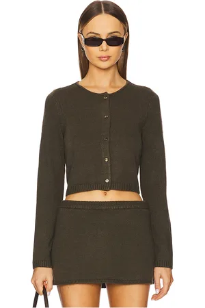 WeWoreWhat CARDIGAN FITTED CREWNECK in . Size XL.
