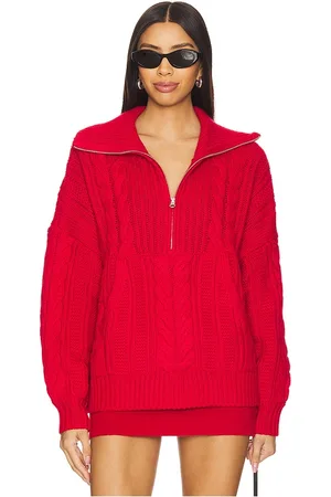 For Love & Lemons STRICKPULLOVER DRINA HENLEY in . Size M, S, XL, XS.