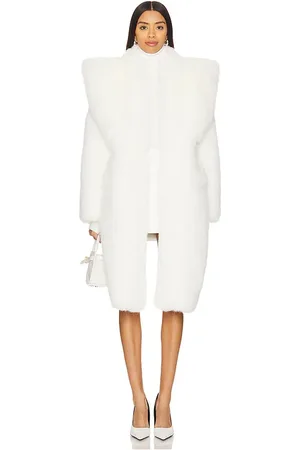 Adrienne Landau MANTEL THE RENAISSANCE FAUX FUR in . Size S.