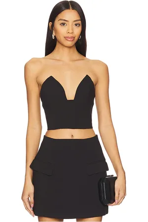 Bardot TRÄGERLOSES CROP-TOP DELPHI in . Size 12, 4, 6, 8.