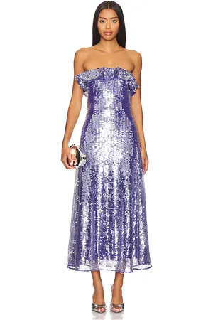 AMUR MIDI-KLEID BRAELYNN in . Size 2, 4, 6.