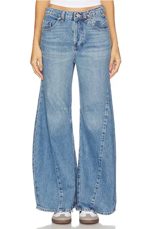 Free People BEQUEME HIGH-WAIST-HOSE MIT WEITEM BEIN WE THE FREE EDEN in . Size 24, 27, 29, 31.